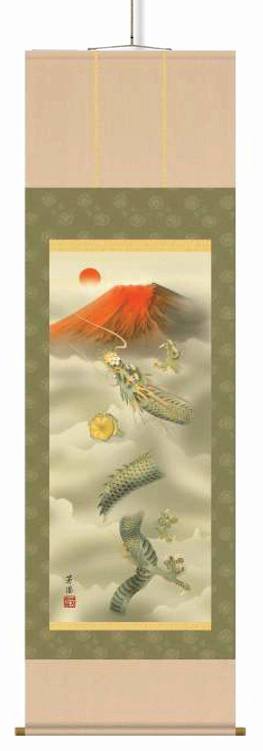 12612 Исида Хоэн Подвесной свиток Фудзи Дракон (ширина 130см) Красный Бог
12612 Исида Хоэн Подвесной свиток Фудзи Дракон (ширина 130см) Красный Бог