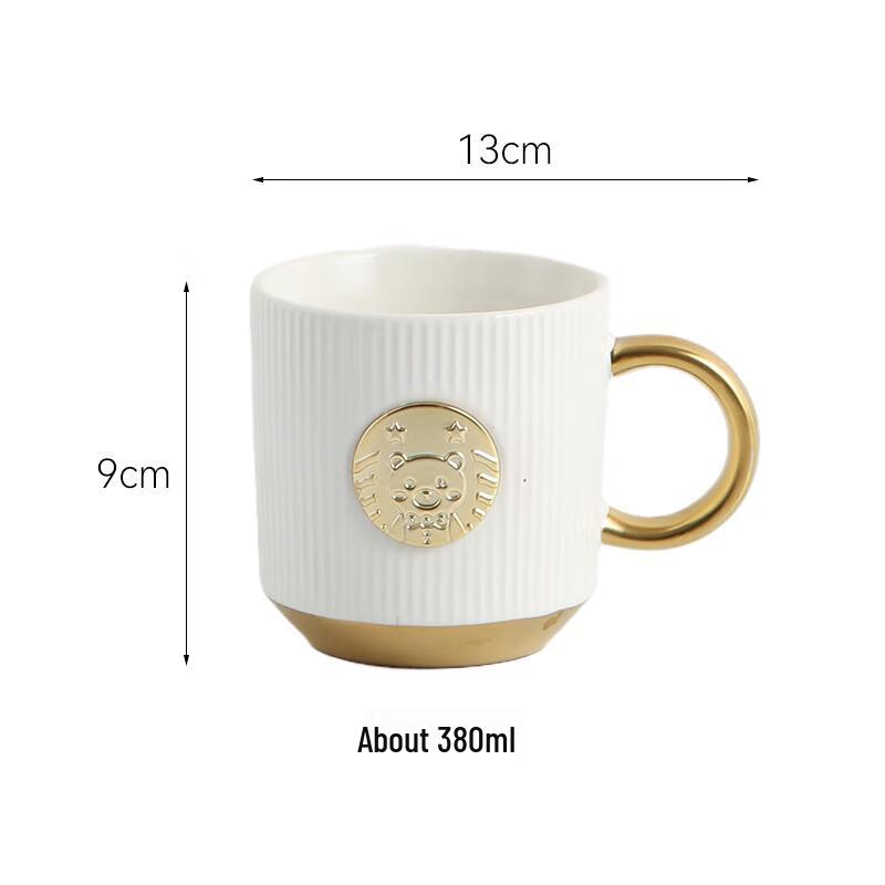 Striped Electroplated Ceramic Coffee Mug
Striped Electroplated Ceramic Coffee Mug