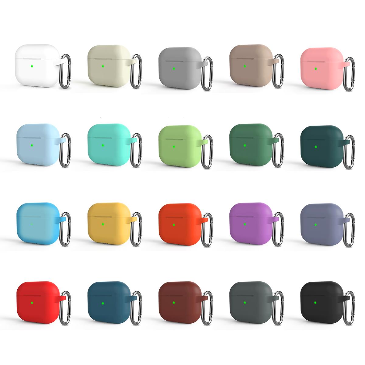 Bluetooth-compatible Earphone Silicone Protective Case Dust-proof Cover with Carabiner for Apple AirPods 3 Lavender
Bluetooth-compatible Earphone Silicone Protective Case Dust-proof Cover with Carabiner for Apple AirPods 3 Lavender