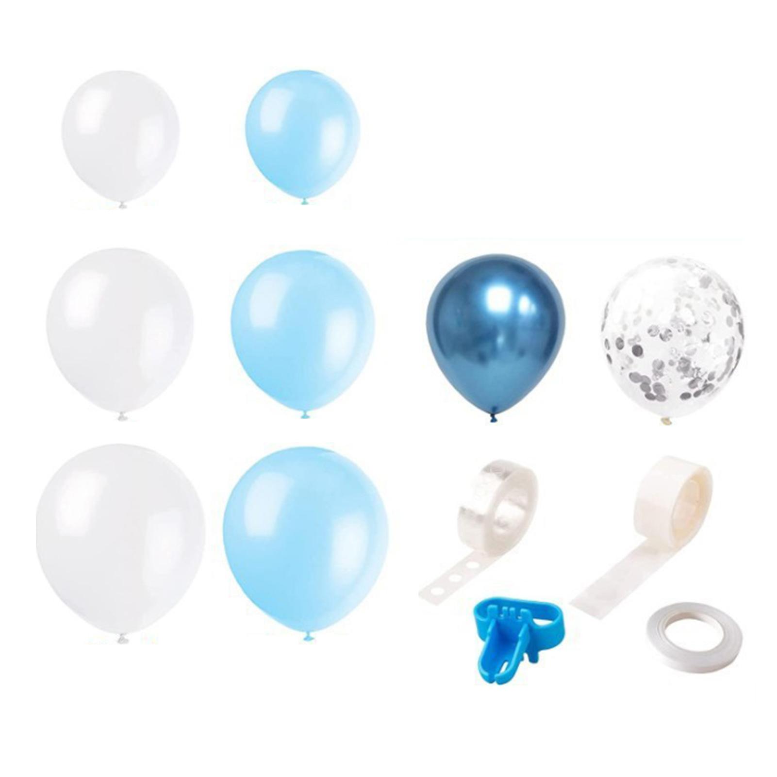 Metallic Blue Balloons With Silver Confetti For Baby Shower Birthday Wedding Decor
Metallic Blue Balloons With Silver Confetti For Baby Shower Birthday Wedding Decor
