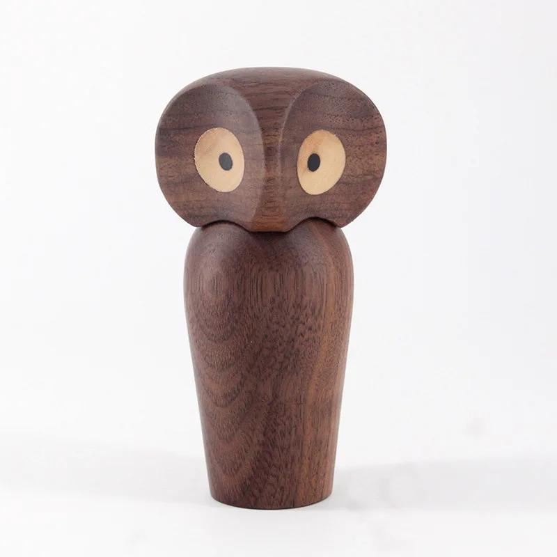 Nordic Style Minimalist Crafts Wood Owl Animal Statue Creative Home Decoration modern Miniature Living Room Ornaments Gift
Nordic Style Minimalist Crafts Wood Owl Animal Statue Creative Home Decoration modern Miniature Living Room Ornaments Gift
