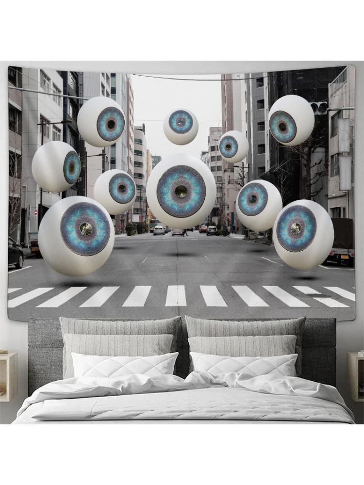 Modern Art City Street Scene Tapestry Eye Element Decorative Wall Hanging Cloth 74x94cm(29x37in)
Modern Art City Street Scene Tapestry Eye Element Decorative Wall Hanging Cloth 74x94cm(29x37in)