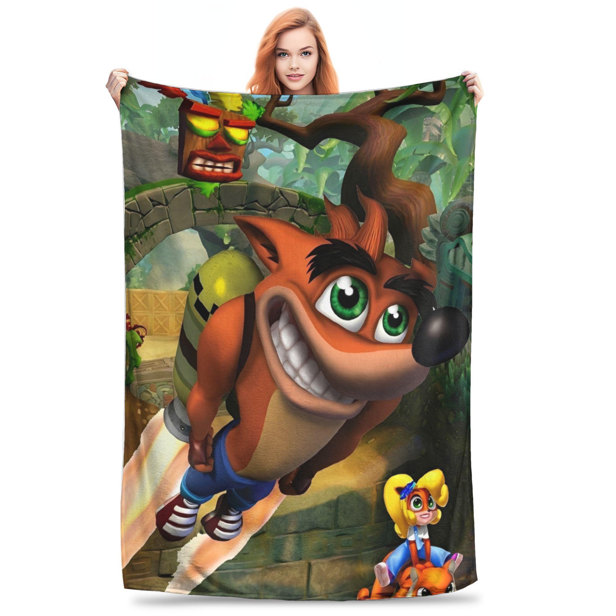 Super Soft Crashs Bandicoots Cartoon Throw Blanket Premium Fleece Flannel Lightweight Video Game Bed Blanket Cozy Fluffy Blanket 75x90cm
Super Soft Crashs Bandicoots Cartoon Throw Blanket Premium Fleece Flannel Lightweight Video Game Bed Blanket Cozy Fluffy Blanket 75x90cm