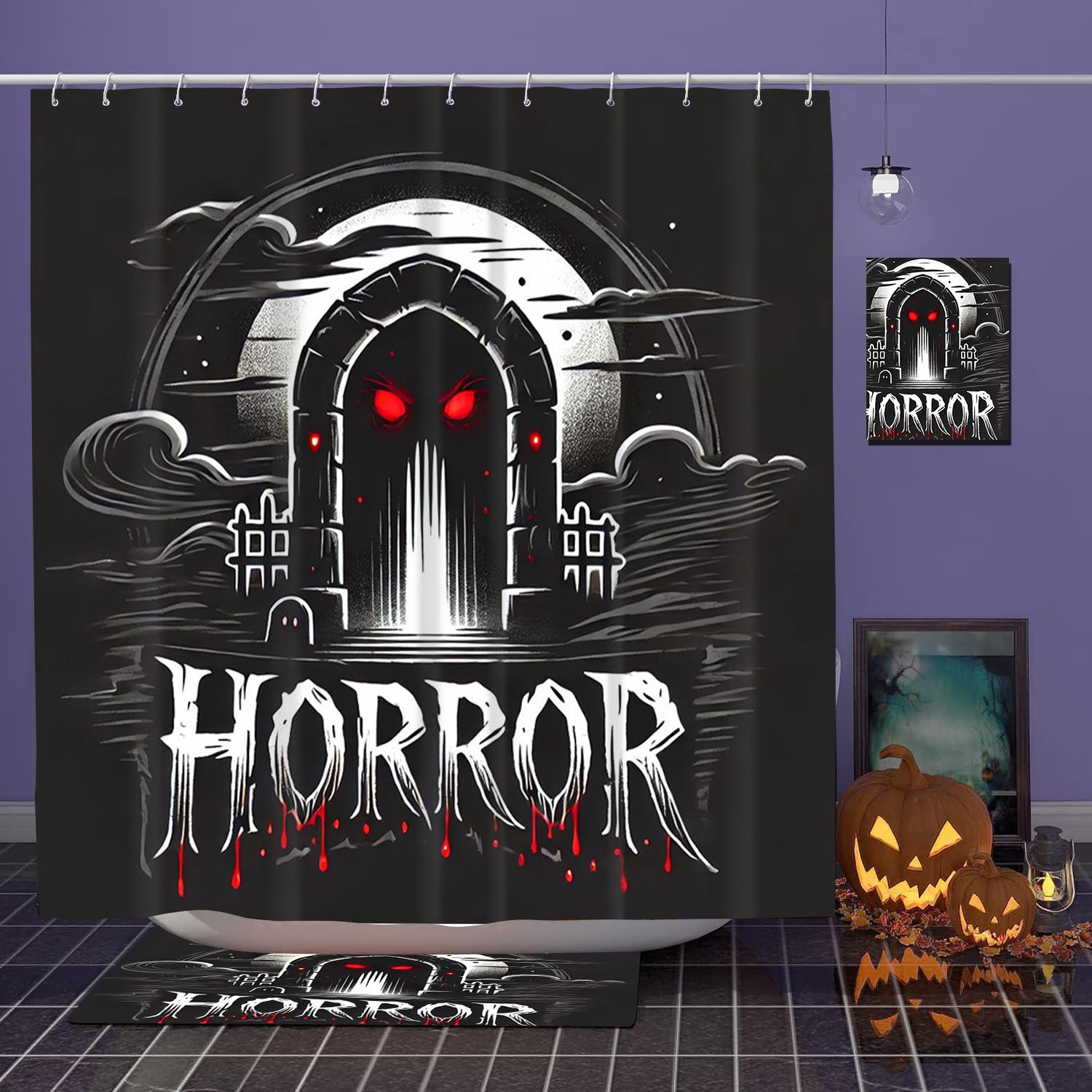 Halloween Bat Decorations Pattern Bathroom Shower Curtain With 12 Hooks Home Bathroom Decor And Accessories W60H190(CM)-1 Pcs
Halloween Bat Decorations Pattern Bathroom Shower Curtain With 12 Hooks Home Bathroom Decor And Accessories W60H190(CM)-1 Pcs