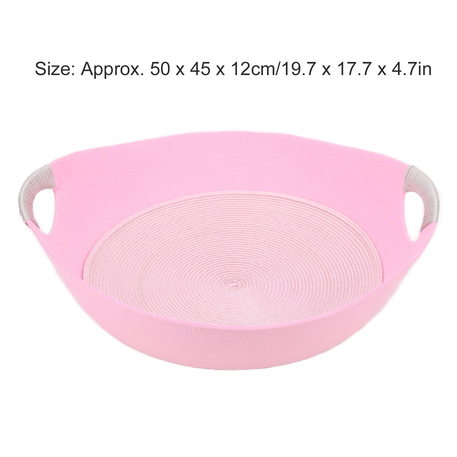 Pet Bed AllSeason Applicable Felt Pet Kennel with Hemp Rope Mat for Kittens and Pet Pigs(Pink )
Pet Bed AllSeason Applicable Felt Pet Kennel with Hemp Rope Mat for Kittens and Pet Pigs(Pink )