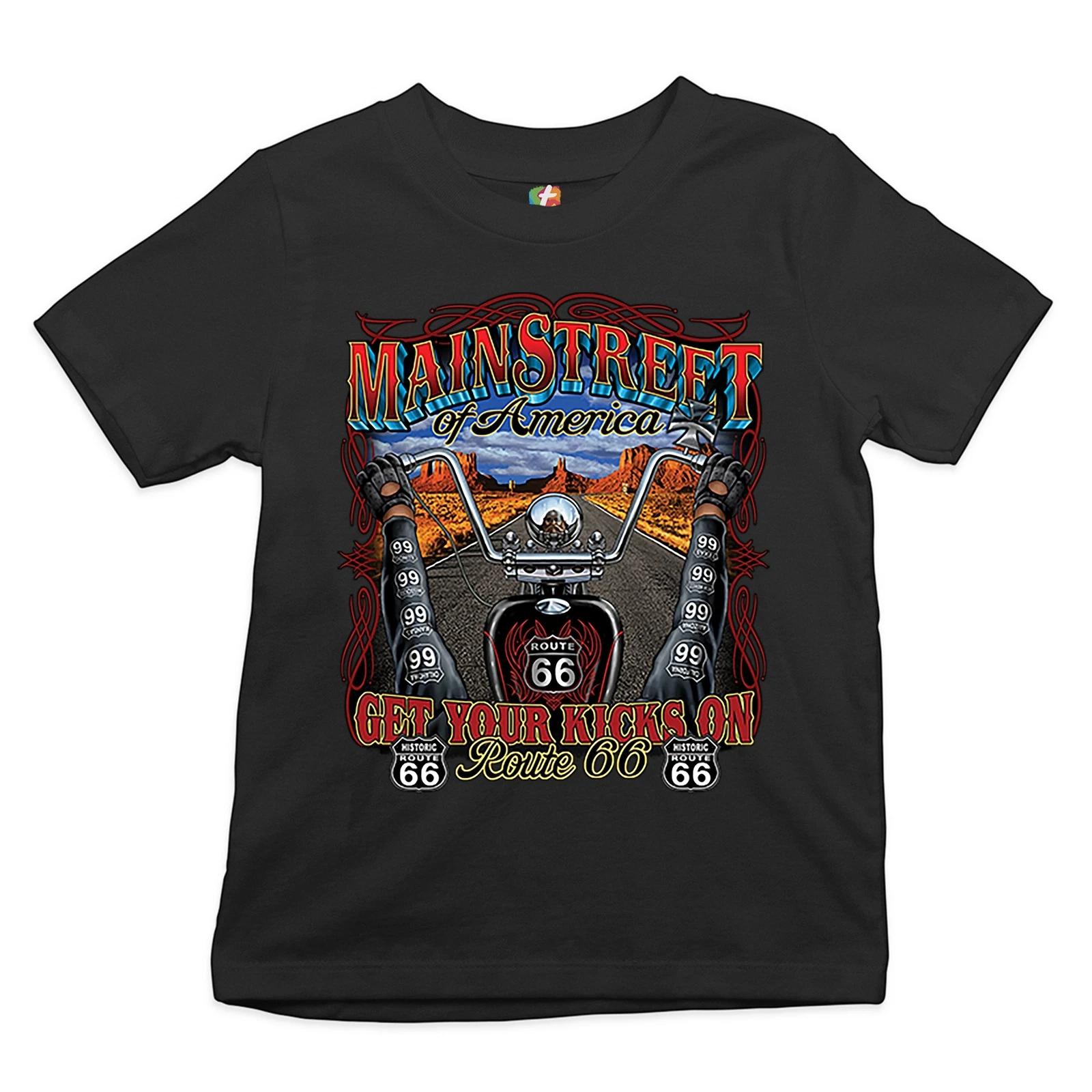 Main Street of America Youth kids boys T-Shirt Get Your Kicks on Route 66 Biker Kids 150
Main Street of America Youth kids boys T-Shirt Get Your Kicks on Route 66 Biker Kids 150