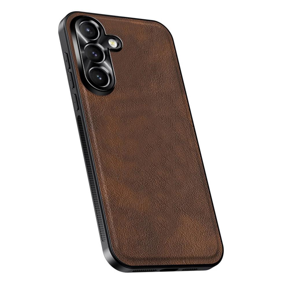 For Samsung Galaxy A15 4G/5G Case PU+TPU+PC Phone Back Cover with Metal Lens Frame Brown
For Samsung Galaxy A15 4G/5G Case PU+TPU+PC Phone Back Cover with Metal Lens Frame Brown