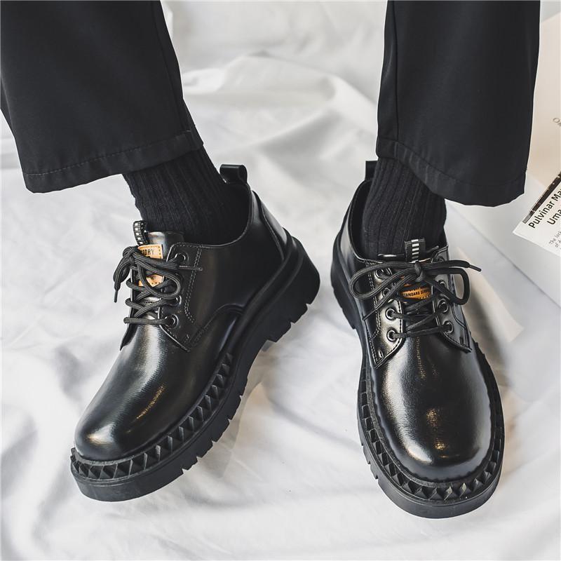 Autumn new ins British style small leather shoes retro lace-up low-top college style simple platform performance shoes 44 чорний
Autumn new ins British style small leather shoes retro lace-up low-top college style simple platform performance shoes 44 чорний