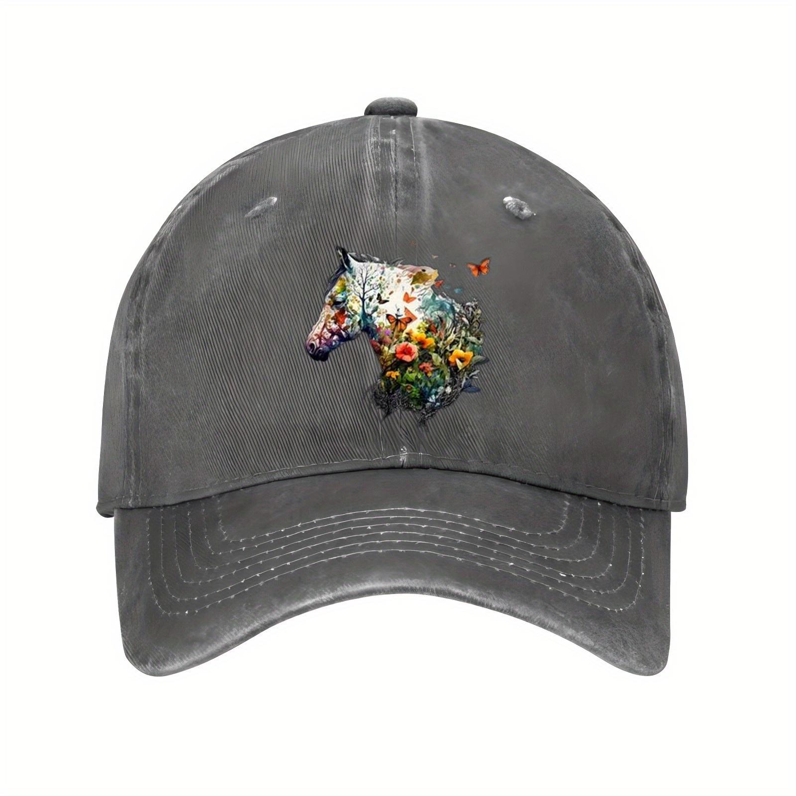 Horse Butterfly Floral Art Baseball Cap Cotton Adjustable Casual Unisex Sports Cap One Size
Horse Butterfly Floral Art Baseball Cap Cotton Adjustable Casual Unisex Sports Cap One Size