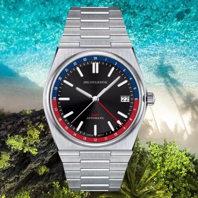 Specht & Sohne новые высококачественные механические часы NH34 GMT для мужчин с сапфировым стеклом 37 мм, часы из нержавеющей стали, 50 м, водонепроницаемые зелёный/серебряный
Specht & Sohne новые высококачественные механические часы NH34 GMT для мужчин с сапфировым стеклом 37 мм, часы из нержавеющей стали, 50 м, водонепроницаемые зелёный/серебряный