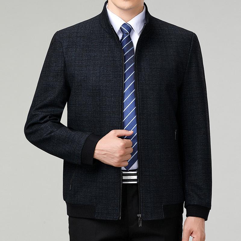 Пальто папы, осенне-зимняя куртка с воротником-стойкой, повседневный топ для мужчин среднего возраста, свободная шерстяная куртка для людей среднего возраста и пожилых людей 200
Пальто папы, осенне-зимняя куртка с воротником-стойкой, повседневный топ для мужчин среднего возраста, свободная шерстяная куртка для людей среднего возраста и пожилых людей 200