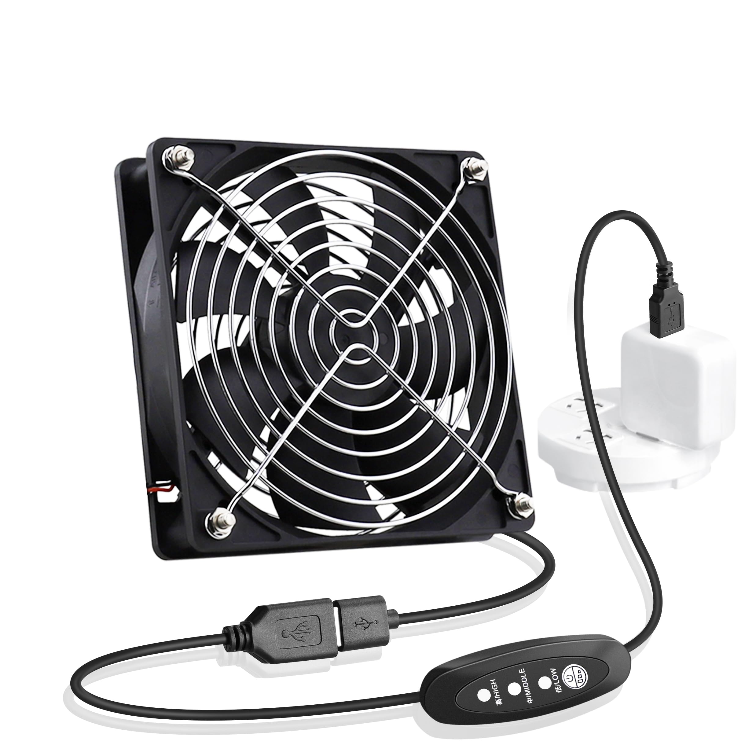 GDSTIME 12025 120мм x 25мм 5В DC USB Вентилятор охолодження Тонкий настільний вентилятор Вентиляційний вентилятор DIY ВЕНТИЛЯТОР 7 лопатей DVR PlayStation Xbox Регульований об єм повітря 3 рівні
GDSTIME 12025 120мм x 25мм 5В DC USB Вентилятор охолодження Тонкий настільний вентилятор Вентиляційний вентилятор DIY ВЕНТИЛЯТОР 7 лопатей DVR PlayStation Xbox Регульований об єм повітря 3 рівні