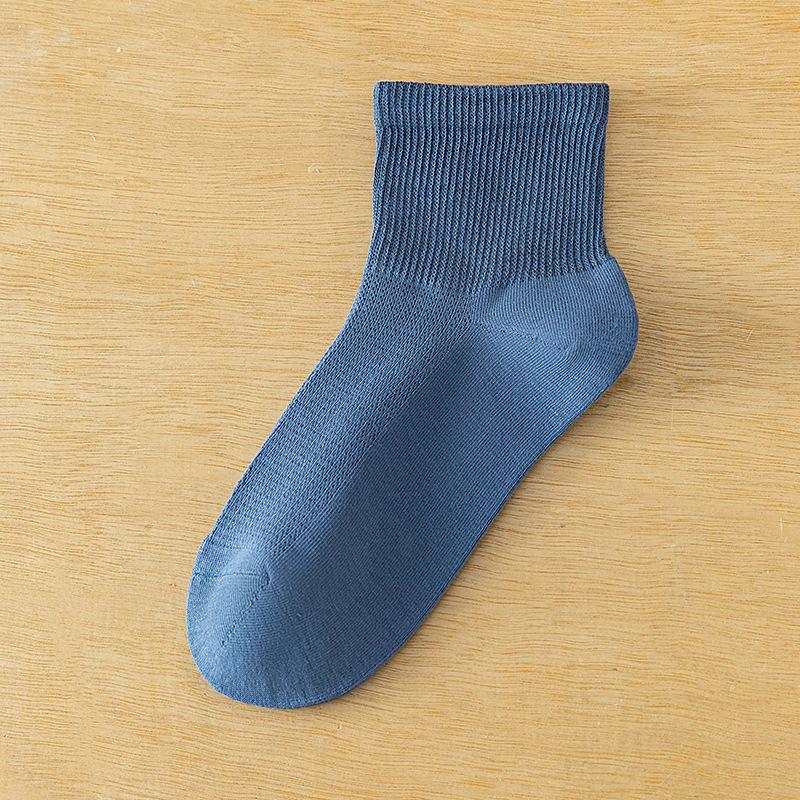 Мужские летние тонкие носки-следки из чистого хлопка, сетчатые, дышащие и универсальные 1 pair синий
Мужские летние тонкие носки-следки из чистого хлопка, сетчатые, дышащие и универсальные 1 pair синий