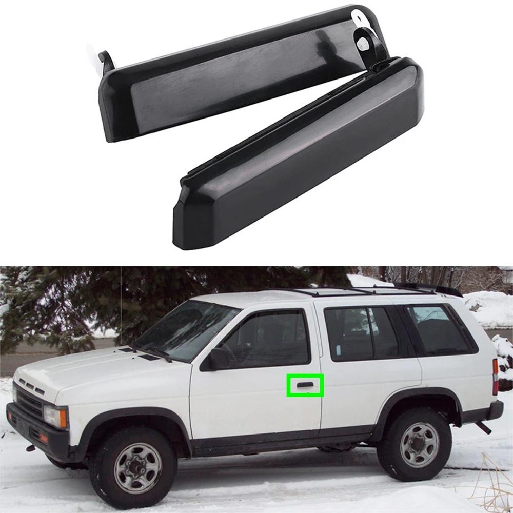 Комплект наружных ручек передней двери черный для пикапа D21 Hardbody Pathfinder 86-97
Комплект наружных ручек передней двери черный для пикапа D21 Hardbody Pathfinder 86-97