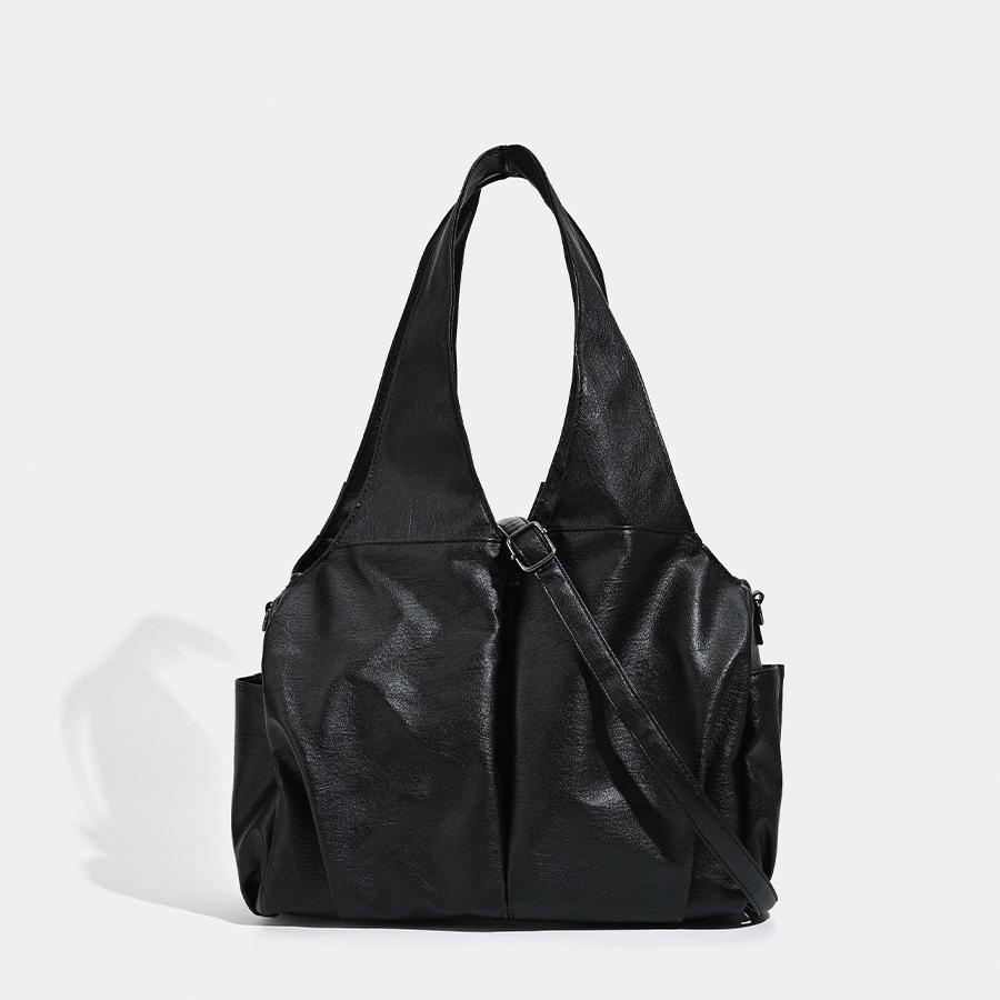 European and American Retro Oil Wax Leather Shoulder Bag Large Capacity Multi pocket Tote Bag Trendy High End Underarm Bag Commuting Women s Bag
European and American Retro Oil Wax Leather Shoulder Bag Large Capacity Multi pocket Tote Bag Trendy High End Underarm Bag Commuting Women s Bag