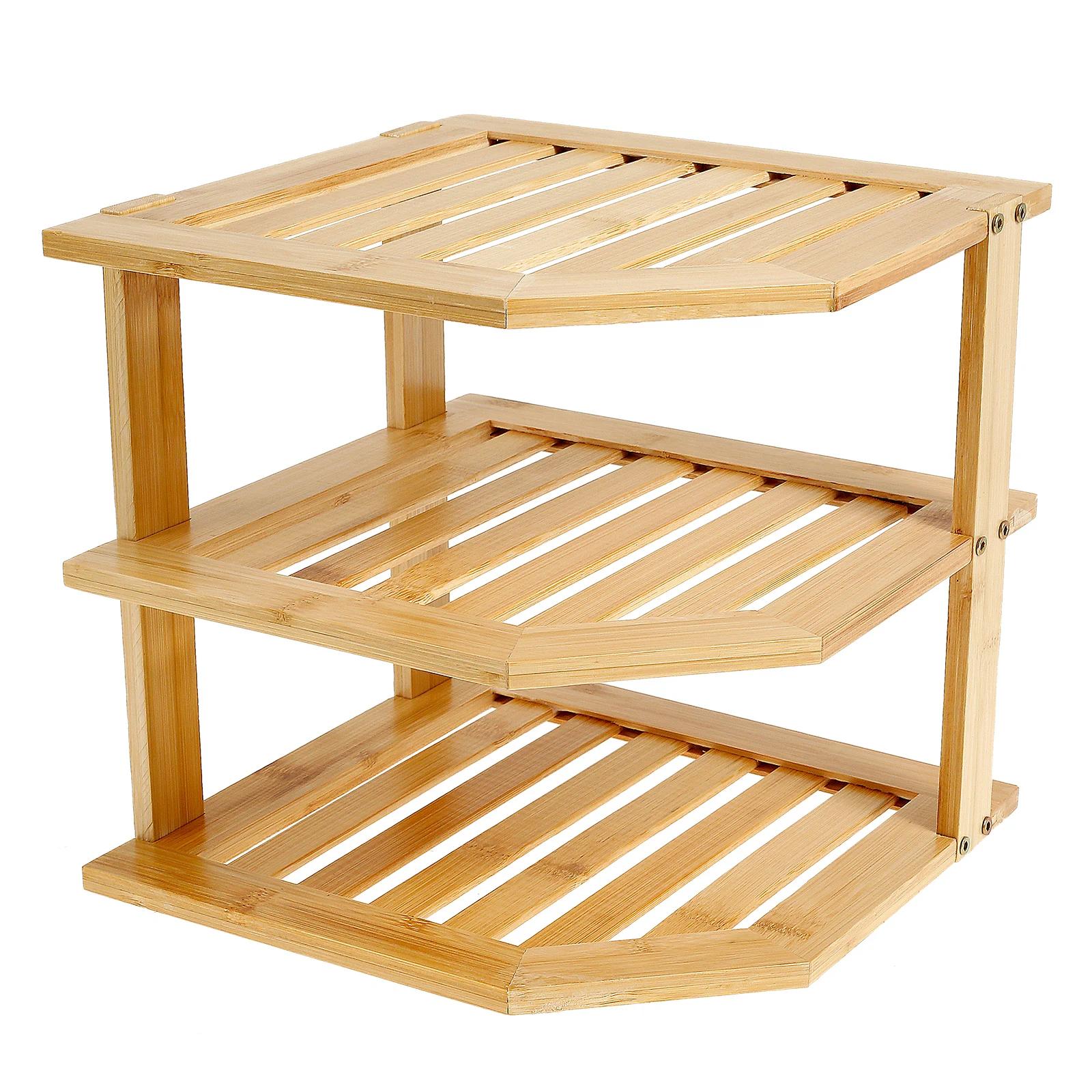 3 Tier Cabinet Organizer Shelf for Kitchen Storage Sturdy Plate Organizer Bamboo Corner Shelf Dish Rack for Cabinet Countertop
3 Tier Cabinet Organizer Shelf for Kitchen Storage Sturdy Plate Organizer Bamboo Corner Shelf Dish Rack for Cabinet Countertop