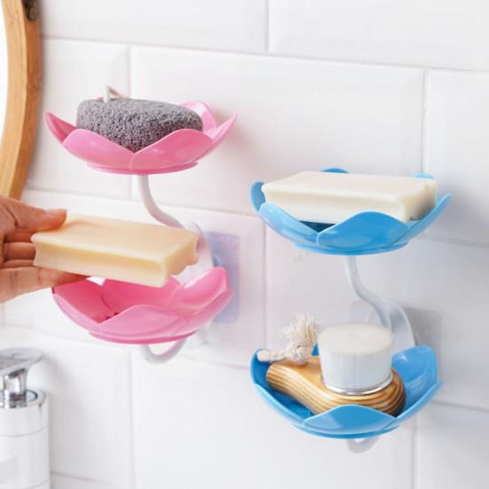 2/4Pcs Soap Box Double-Layer Design Suction Cup Soap Rack No Drilling Installation Bathroom Kitchen Laundry Organizer A
2/4Pcs Soap Box Double-Layer Design Suction Cup Soap Rack No Drilling Installation Bathroom Kitchen Laundry Organizer A