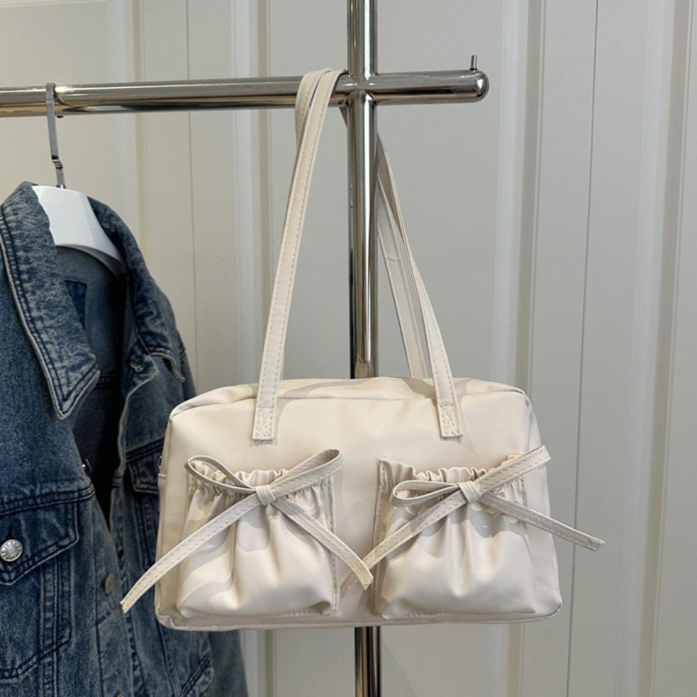 Trendy French Style Bow Bowling Bag Elegant Bowknot Bost Shoulder Bag Casual Large Capacity Women Handbags Girls бежевий
Trendy French Style Bow Bowling Bag Elegant Bowknot Bost Shoulder Bag Casual Large Capacity Women Handbags Girls бежевий