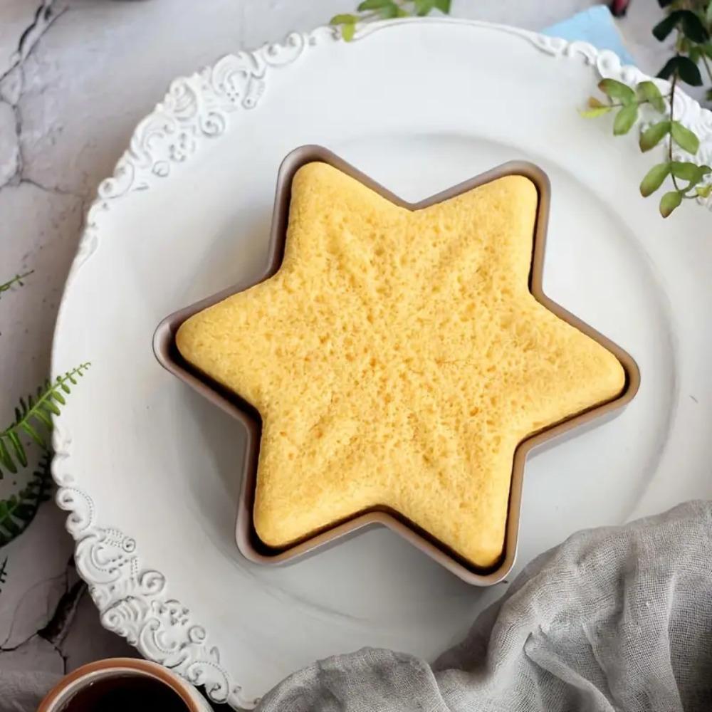 Aluminum Zinc Zinc Alloy Six-point Star Cake Pan Nonstick Coating Cake Mould Multiple Uses Baking Pan Mousse
Aluminum Zinc Zinc Alloy Six-point Star Cake Pan Nonstick Coating Cake Mould Multiple Uses Baking Pan Mousse