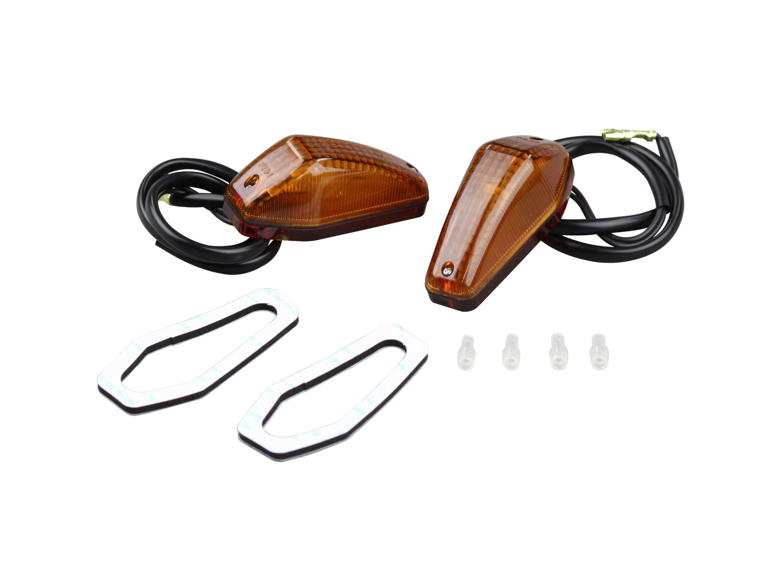POSH FAITH Motorcycle Accessories Turn Signals Aero Sharp Mini Type 12V15W Bulb Included Orange Lens 090011 Stick-on (2 Pieces) помаранчевий
POSH FAITH Motorcycle Accessories Turn Signals Aero Sharp Mini Type 12V15W Bulb Included Orange Lens 090011 Stick-on (2 Pieces) помаранчевий