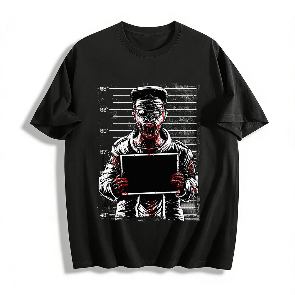 Zombie Prisoner Holding Board Print Trendy Men s Casual Tee Pure cotton T-shirt 6XL
Zombie Prisoner Holding Board Print Trendy Men s Casual Tee Pure cotton T-shirt 6XL