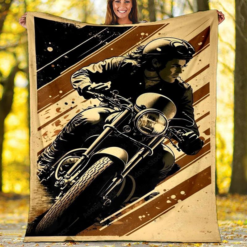 Vintage Motorcycle Sunset Fleece Printed Flannel Blanket, Warm Soft Throw Sofa Bed Blanket 80cm x 120cm
Vintage Motorcycle Sunset Fleece Printed Flannel Blanket, Warm Soft Throw Sofa Bed Blanket 80cm x 120cm