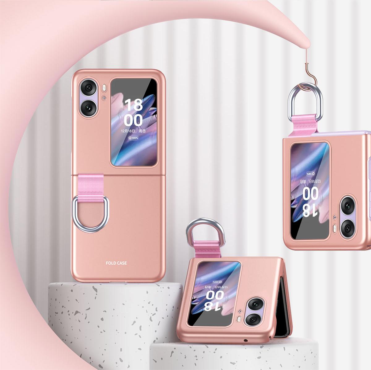For Oppo Find N2 Flip 5G Ribbon Metal Ring Holder Anti-fingerprint Hard PC Phone Case Cover Rose Gold
For Oppo Find N2 Flip 5G Ribbon Metal Ring Holder Anti-fingerprint Hard PC Phone Case Cover Rose Gold