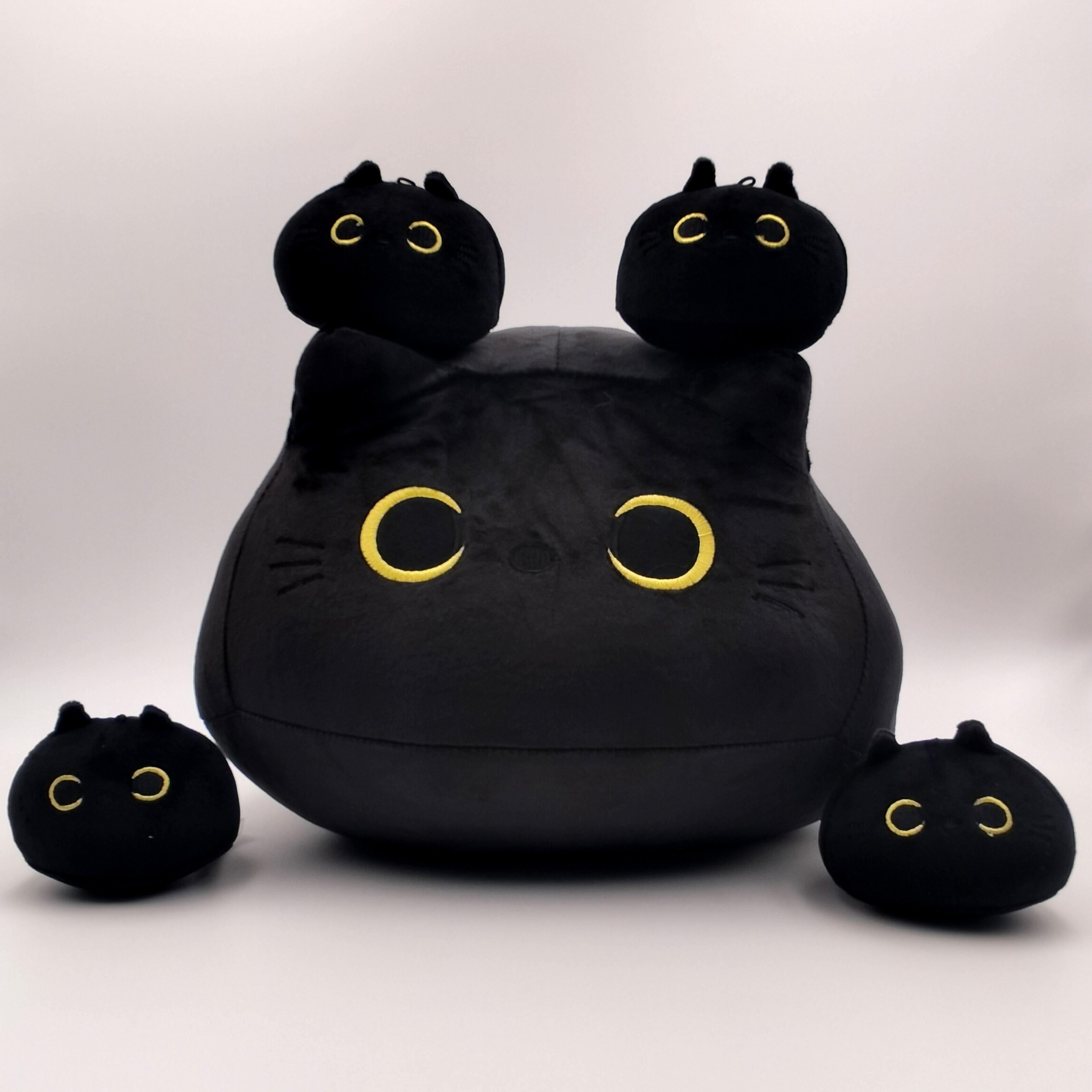 5 шт., черная кошка, 11,8 дюйма, мама, черная кошка с 4 кошками, плюшевая игрушка, мягкие игрушки, кукла
5 шт., черная кошка, 11,8 дюйма, мама, черная кошка с 4 кошками, плюшевая игрушка, мягкие игрушки, кукла
