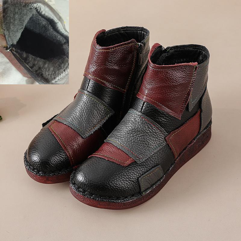 Johnature Жіночі короткі чоботи з натуральної шкіри, змішані кольори, етнічний стиль, теплі, зручні, на пласкій підошві, бавовняні туфлі 39-Plush червоний
Johnature Жіночі короткі чоботи з натуральної шкіри, змішані кольори, етнічний стиль, теплі, зручні, на пласкій підошві, бавовняні туфлі 39-Plush червоний