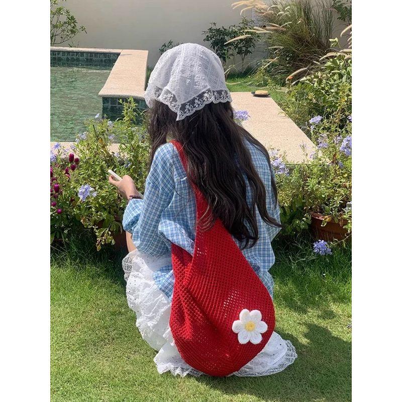 Large Capacity Woven Bag Summer Niche Design Red Hollow Straw Bag Beach Travel Shoulder Tote Bag Red
Large Capacity Woven Bag Summer Niche Design Red Hollow Straw Bag Beach Travel Shoulder Tote Bag Red