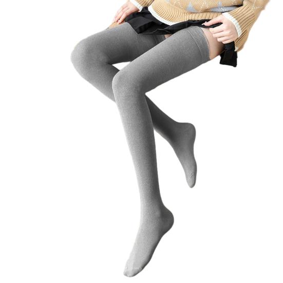 1 Pair 80cm Japanese Style Solid Color High Elasticity Non-slip Silicone Thigh Stockings Autumn Winter Women Over Knee Socks світло-сірого кольору
1 Pair 80cm Japanese Style Solid Color High Elasticity Non-slip Silicone Thigh Stockings Autumn Winter Women Over Knee Socks світло-сірого кольору