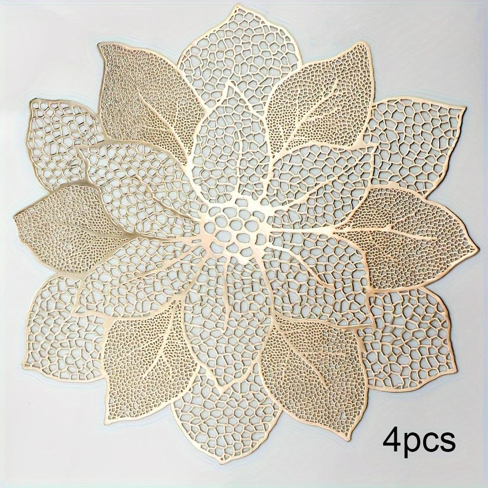 6pcs Elegant for Lotus Heat-Resistant Table Mats Non-Slip PVC Dining Placemats Solid Color Round Table Pads for Home & Restaurant Decor 6pcs золотистый
6pcs Elegant for Lotus Heat-Resistant Table Mats Non-Slip PVC Dining Placemats Solid Color Round Table Pads for Home & Restaurant Decor 6pcs золотистый