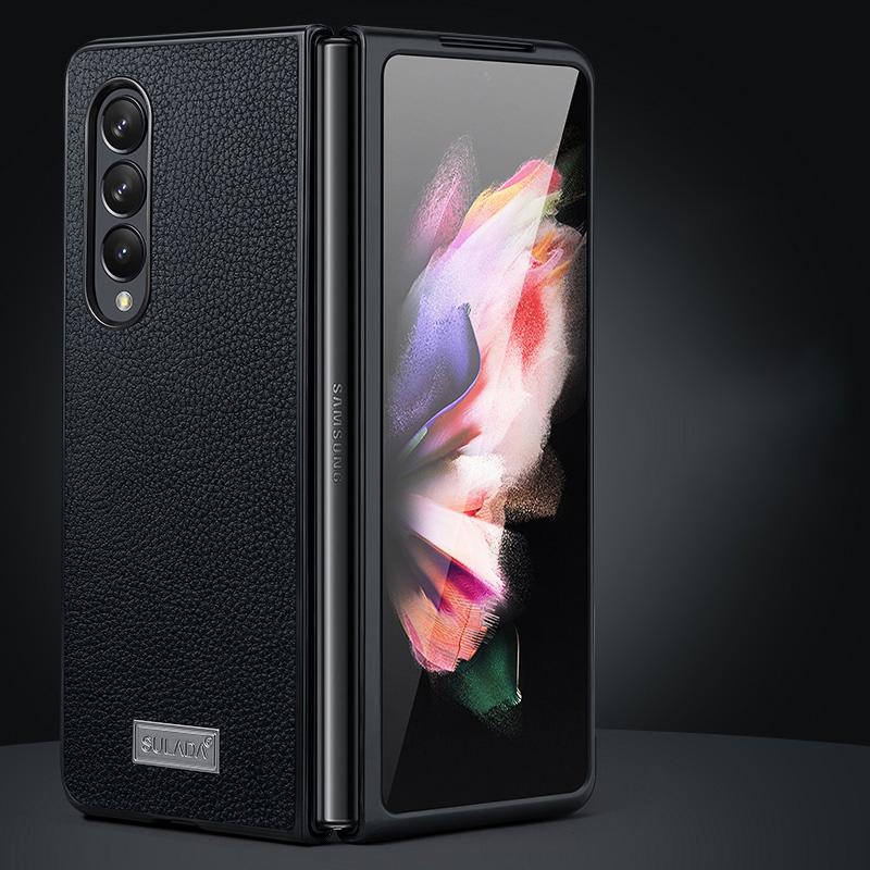 SULADA For Samsung Galaxy Z Fold4 5G Luxury-Series Litchi Texture Folding Phone Cover PU Leather Coating PC Protective Phone Case Sapphire
SULADA For Samsung Galaxy Z Fold4 5G Luxury-Series Litchi Texture Folding Phone Cover PU Leather Coating PC Protective Phone Case Sapphire