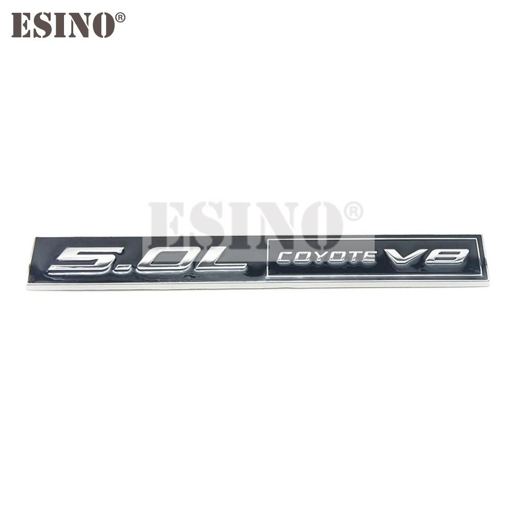 Car Styling Coyote 5.0L Coyote V8 3D Metal Zinc Alloy Car Badge Body Rear Trunk Adhesive Emblem for Ford Mustang Shelby V8
Car Styling Coyote 5.0L Coyote V8 3D Metal Zinc Alloy Car Badge Body Rear Trunk Adhesive Emblem for Ford Mustang Shelby V8