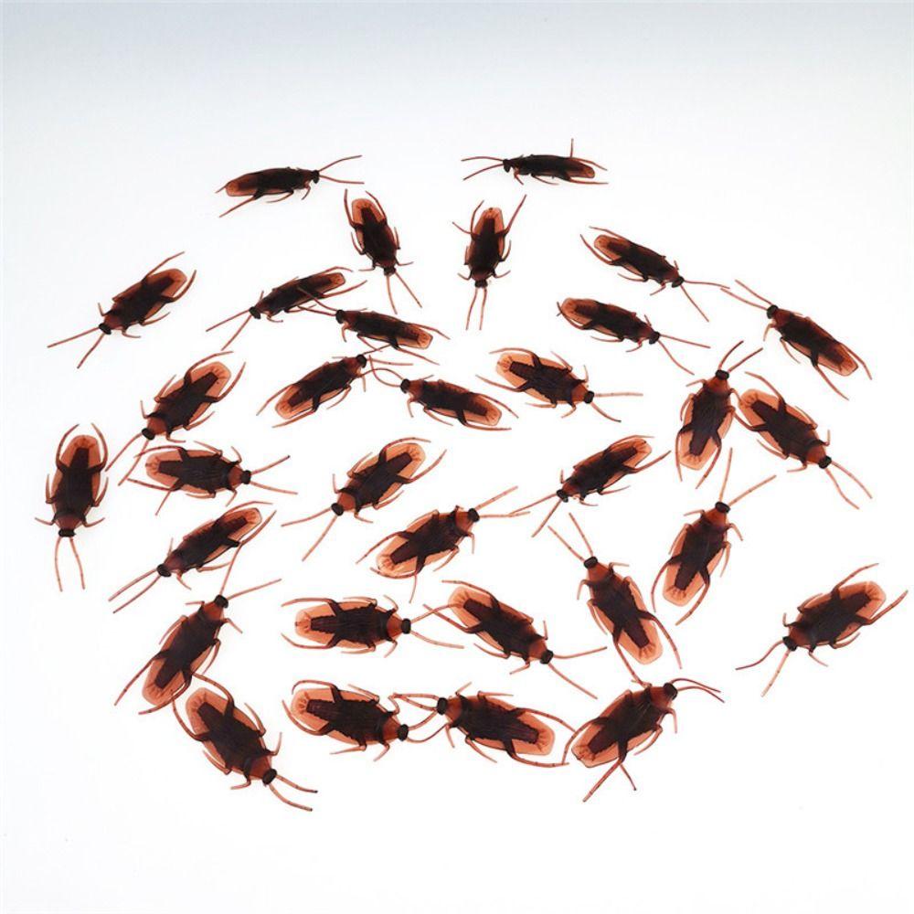 50pcs Lifelike Fake Cockroach Toys Trick Cockroach Prank Toys Simulation Cockroach Toys Prank Game коричневый
50pcs Lifelike Fake Cockroach Toys Trick Cockroach Prank Toys Simulation Cockroach Toys Prank Game коричневый