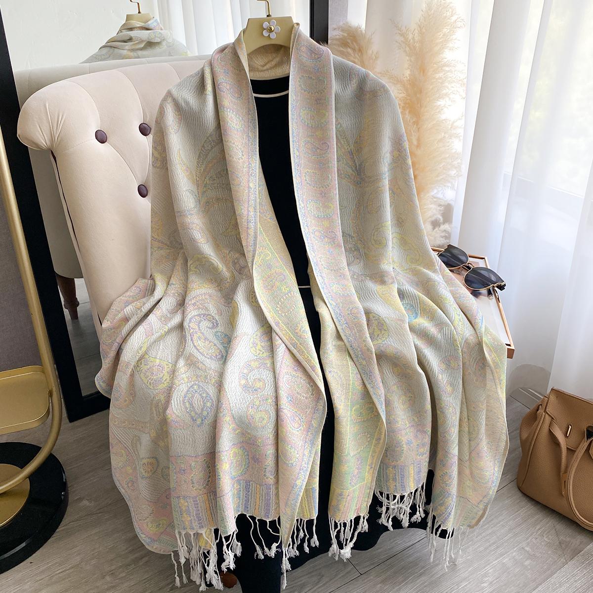 Luxury Cashmere Winter Scarf For Women Warm Pashmina Foulard Shawl Wrap Thick Soft Female Bufanda Poncho Stole
Luxury Cashmere Winter Scarf For Women Warm Pashmina Foulard Shawl Wrap Thick Soft Female Bufanda Poncho Stole