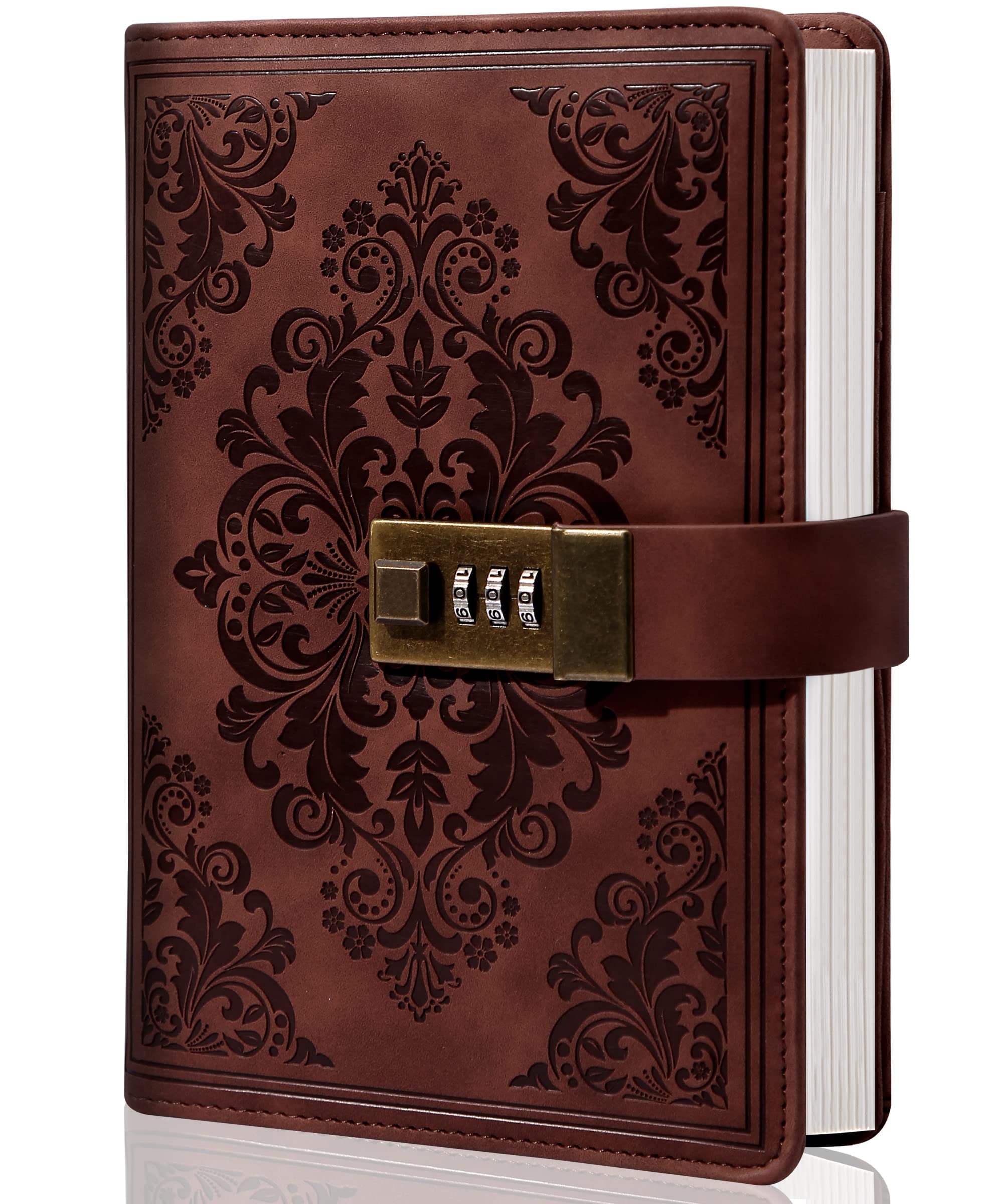 Notebook with Antique Diary with Scandinavian Refillable Diary with Stylish B6 Diary with 100g Thick Leather Notebook with Secret Comes with Princess коричневий
Notebook with Antique Diary with Scandinavian Refillable Diary with Stylish B6 Diary with 100g Thick Leather Notebook with Secret Comes with Princess коричневий