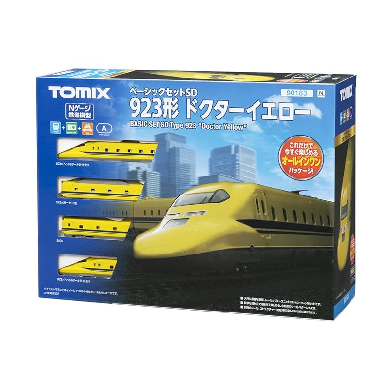 TOMYTEC TOMIX N gauge basic set SD 923 type doctor yellow 90183 model railway introductory set
TOMYTEC TOMIX N gauge basic set SD 923 type doctor yellow 90183 model railway introductory set