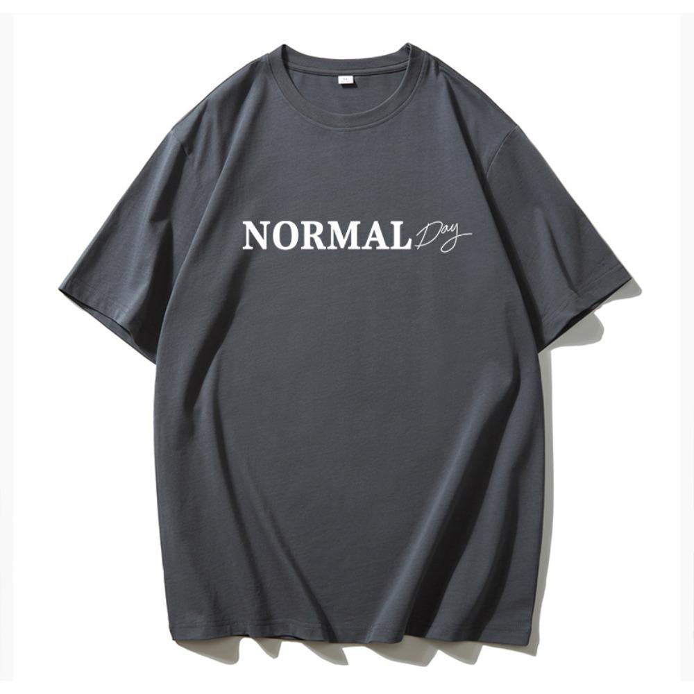 Футболка Hirsionsan Normal Day с графическим принтом и буквами, женская летняя, 100% хлопок, свободная, с коротким рукавом, женская, свободного покроя, футболки для девочек, топы XXXL темно-серого
Футболка Hirsionsan Normal Day с графическим принтом и буквами, женская летняя, 100% хлопок, свободная, с коротким рукавом, женская, свободного покроя, футболки для девочек, топы XXXL темно-серого