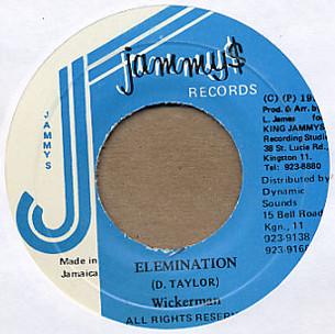 7inch Record WICKERMAN - Elimination none Jammy s Records 1992 Jamaica Reggae, Ska & Dub Used
7inch Record WICKERMAN - Elimination none Jammy s Records 1992 Jamaica Reggae, Ska & Dub Used