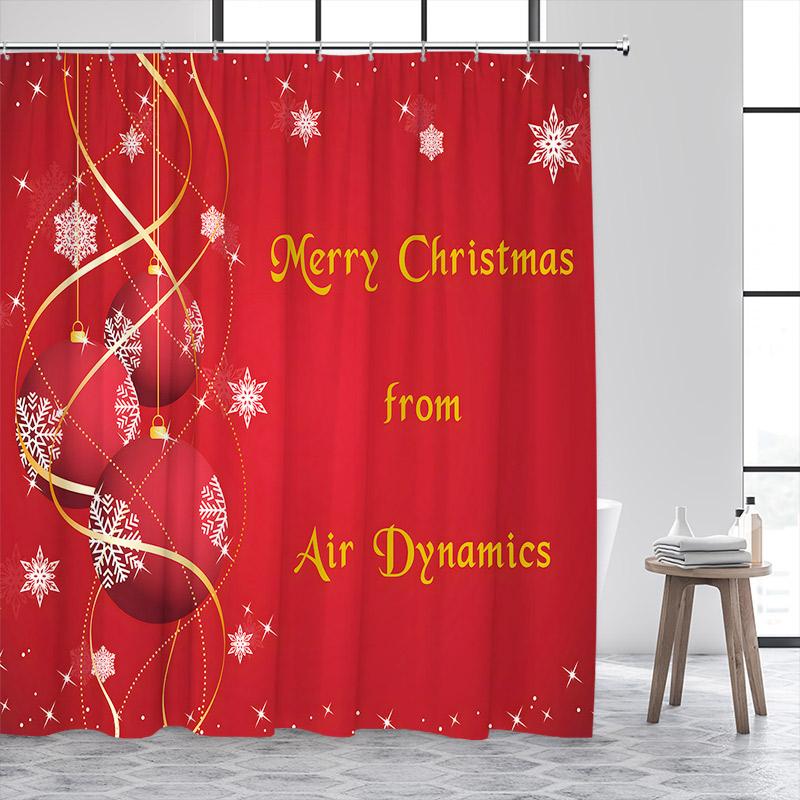 Red Christmas Shower Curtain Set Silver Pine Branches Xmas Balls Gold Stars New Year Home Bathroom Decor Bath Mats Toilet Cover
Red Christmas Shower Curtain Set Silver Pine Branches Xmas Balls Gold Stars New Year Home Bathroom Decor Bath Mats Toilet Cover
