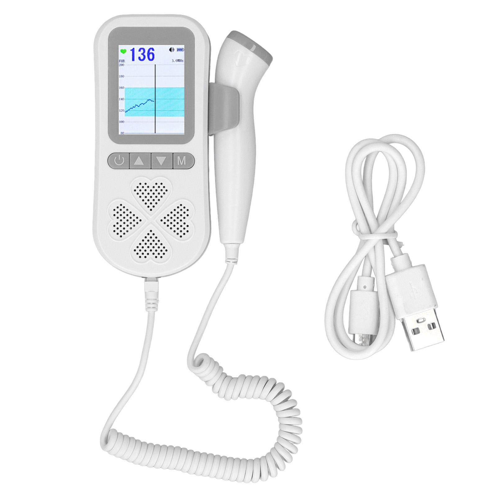 Fetal Heartbeat Monitor 3 Modes Accurate Measurement Noise Reduction Heart Detector with Charging Line
Fetal Heartbeat Monitor 3 Modes Accurate Measurement Noise Reduction Heart Detector with Charging Line