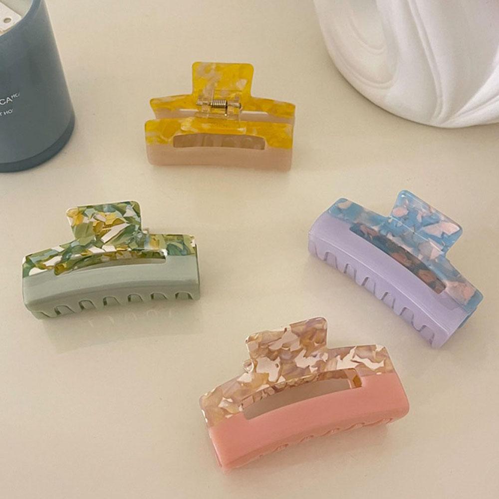 Green Yellow Pink Color Matching Acrylic Luxury Hair Ornaments Crab Hair Claws Barrettes Hair Clips
Green Yellow Pink Color Matching Acrylic Luxury Hair Ornaments Crab Hair Claws Barrettes Hair Clips