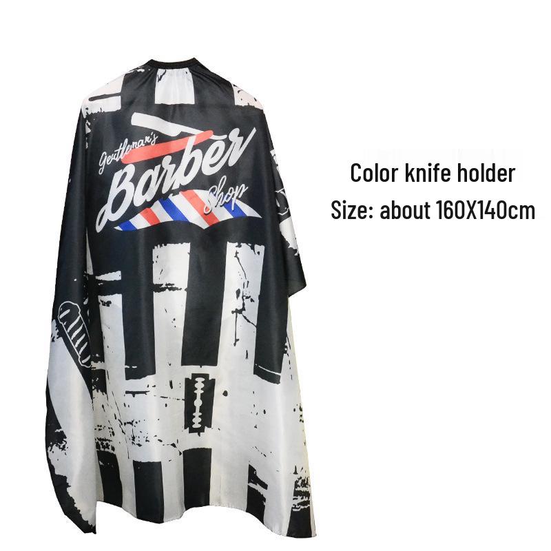 Barbershop Haircutting Apron - TikTok Style Salon & Home Use
Barbershop Haircutting Apron - TikTok Style Salon & Home Use