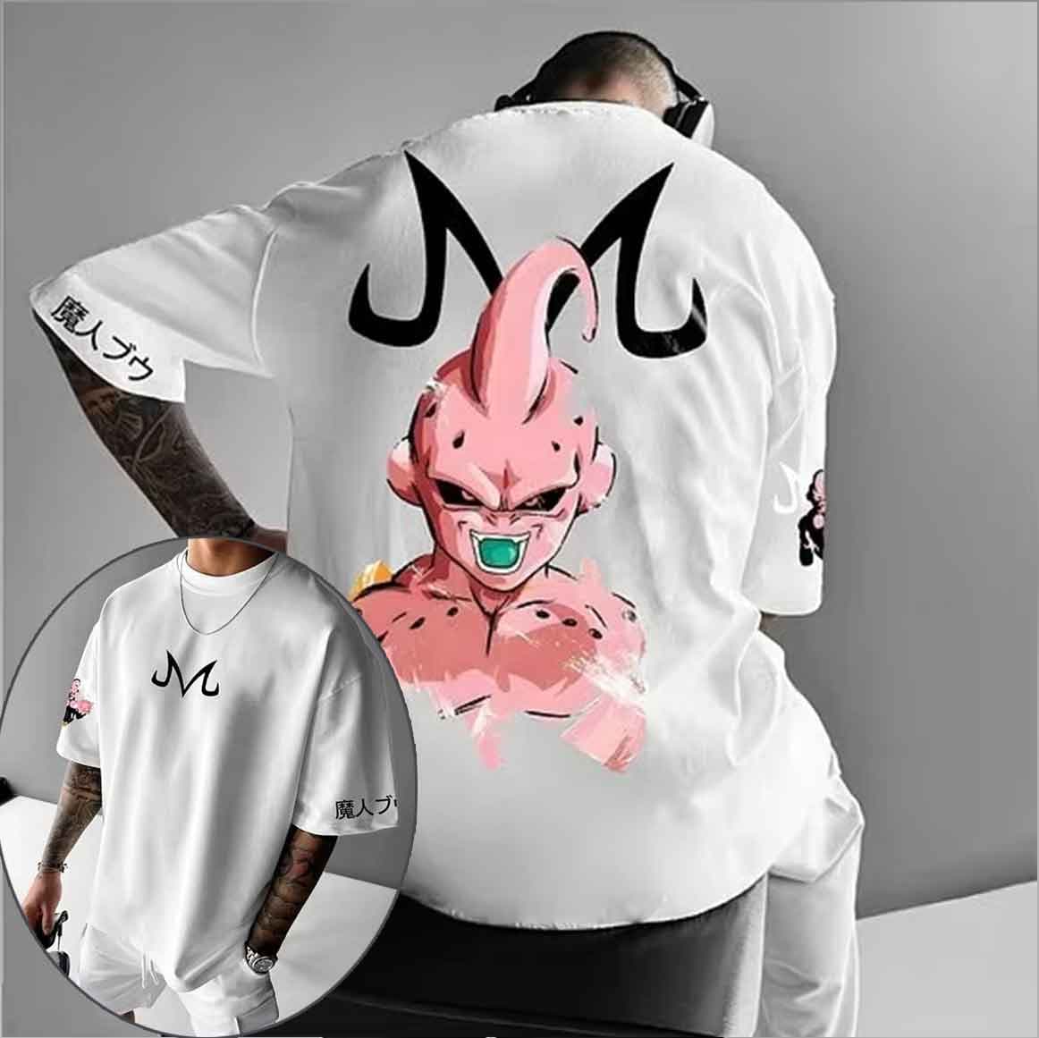 Dragon Ball Majin Anime Mens Oversized Tshirt Summer Y2k Clothes Japanese Print Cotton Short Sleeve Tee Daily Loose Casual Top S
Dragon Ball Majin Anime Mens Oversized Tshirt Summer Y2k Clothes Japanese Print Cotton Short Sleeve Tee Daily Loose Casual Top S