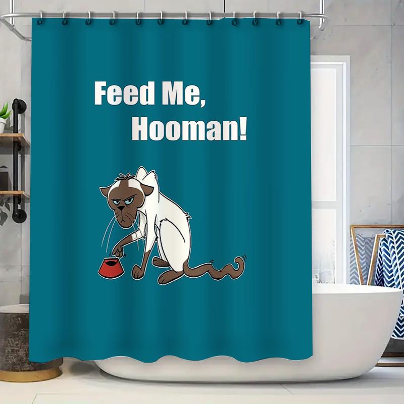 Cute Cat Bath Curtain Washable Shower Curtains Waterproof Farmhouse Decor Japanese Style Bathroom Accessories Home Textiles W60H190(CM)-1 Pcs
Cute Cat Bath Curtain Washable Shower Curtains Waterproof Farmhouse Decor Japanese Style Bathroom Accessories Home Textiles W60H190(CM)-1 Pcs