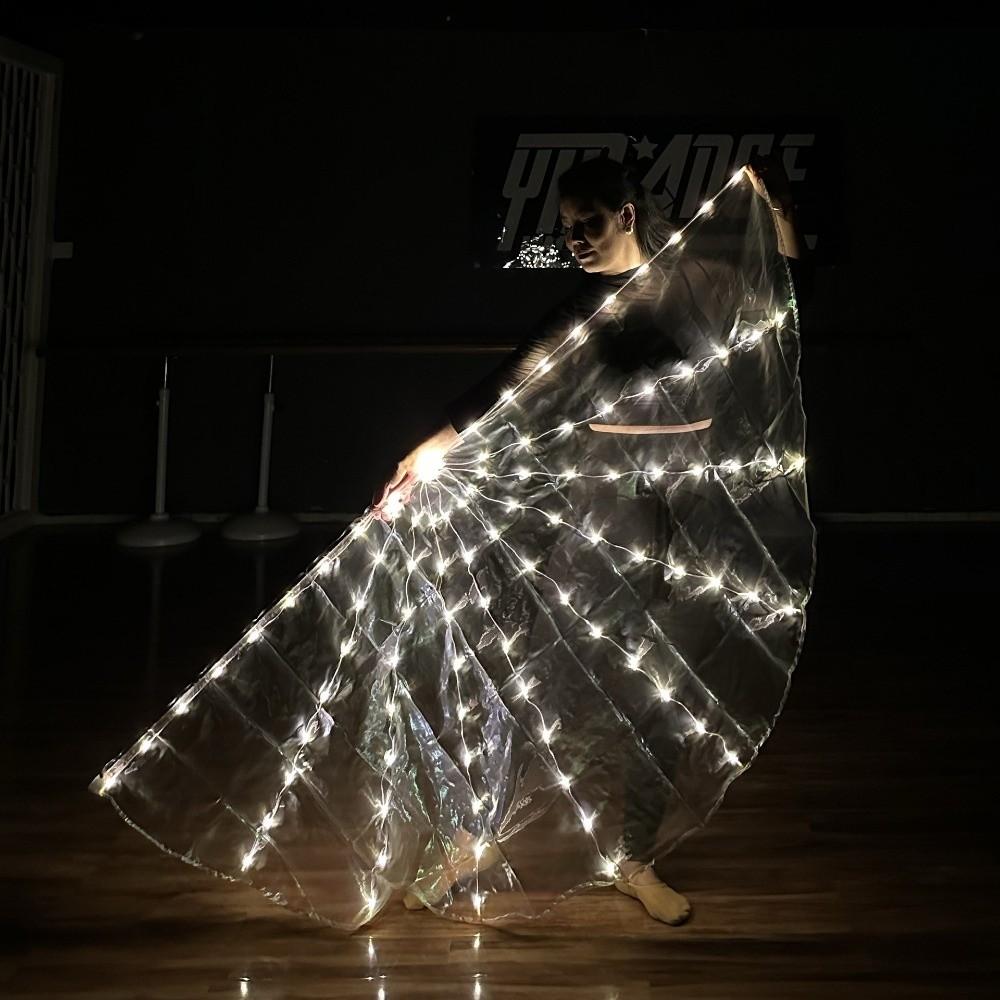 180*90cm LED Worship Flags LED Lights Luminous Dance Practice Props Semicircular Shape Performance Flags Stage Performance жёлтый
180*90cm LED Worship Flags LED Lights Luminous Dance Practice Props Semicircular Shape Performance Flags Stage Performance жёлтый