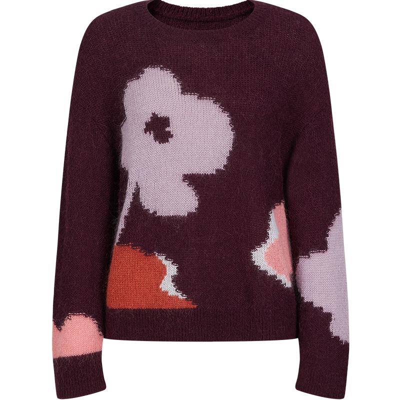 JUZI Annakou Women s Retro Jacquard Knit Sweater M
JUZI Annakou Women s Retro Jacquard Knit Sweater M