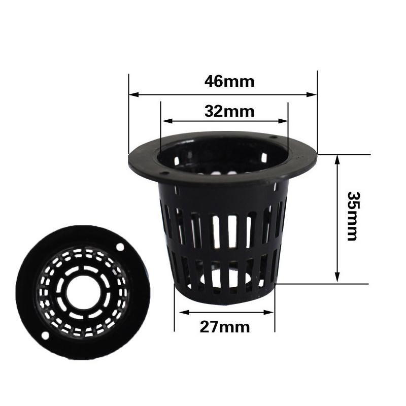 6 штук гидропонных корзин для посадки растений, корзина для посадки овощей из полиэтилена, верхний внутренний диаметр 3,2 см / высота 3,5 см чёрный
6 штук гидропонных корзин для посадки растений, корзина для посадки овощей из полиэтилена, верхний внутренний диаметр 3,2 см / высота 3,5 см чёрный