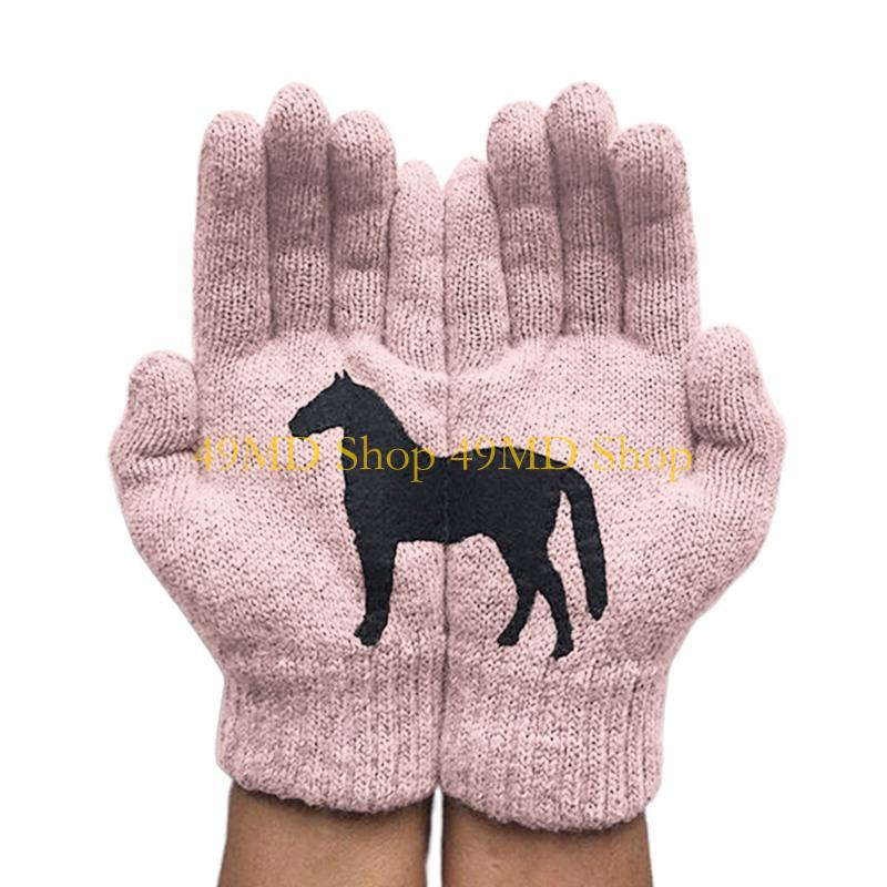 49MD Women Horse Full Finger Gloves Stretchy Knit Cycling Solid Color Mittens розовый
49MD Women Horse Full Finger Gloves Stretchy Knit Cycling Solid Color Mittens розовый